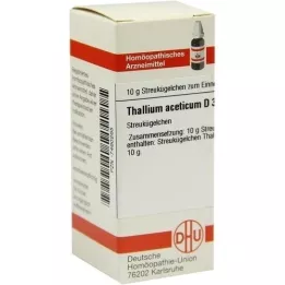 THALLIUM ACETICUM D 30 kroglic, 10 g