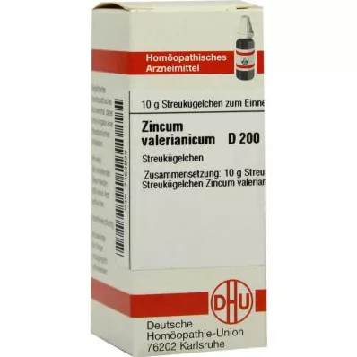 DHU Zincum valerianicum D 200 Gl, 10 g DHU Zincum valerianicum D 200 Gl, 10 g