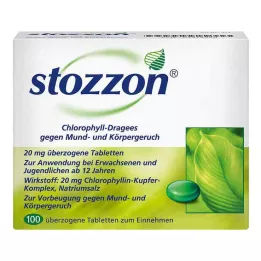 STOZZON Klorofil obložene tablete, 100 kosov
