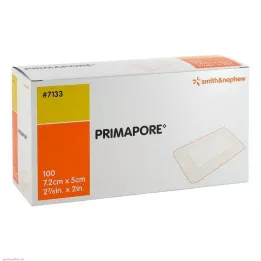 PRIMAPORE Obloga za rane 5x7,5 cm, sterilna, 100 kosov