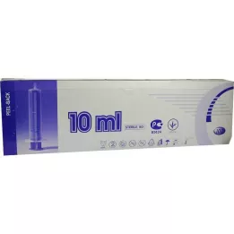 SPRITZE 10 ml 2-delni ekscentrični Luer, 100 kosov