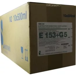 ELEKTROLYT Inf.-Lsg. 153 w.Glukoza 5, 10X500 ml