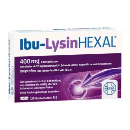IBU-LYSINHEXAL Filmsko obložene tablete, 10 kosov