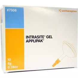 INTRASITE Gel hidrogel za čiščenje ran, 10X8 g