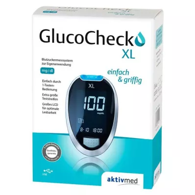 Gluco Check XL set za merjenje glukoze v krvi mg/dl, 1 kos Gluco Check XL set za merjenje glukoze v krvi mg/dl, 1 kos