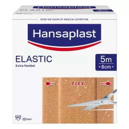 HANSAPLAST Elastični obliži 8 cmx5 m, 1 kos