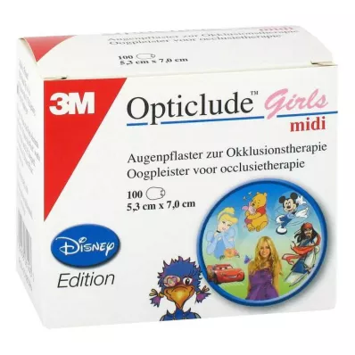 Opticlude 3M Disney Plaster Girls midi 2538MDPG-100, 100 kosov