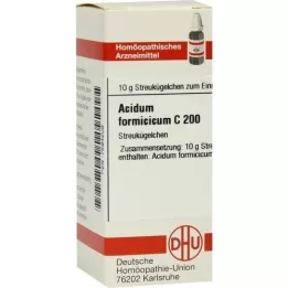 ACIDUM FORMICICUM C 200 kroglic, 10 g