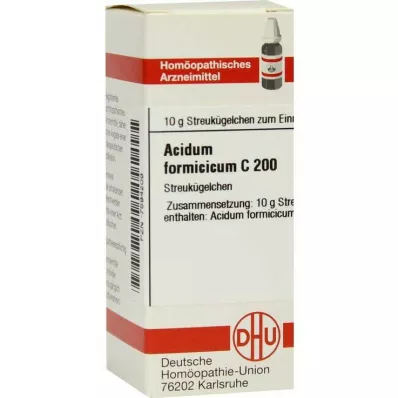 ACIDUM FORMICICUM C 200 kroglic, 10 g