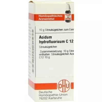 ACIDUM HYDROFLUORICUM C 12 kroglic, 10 g