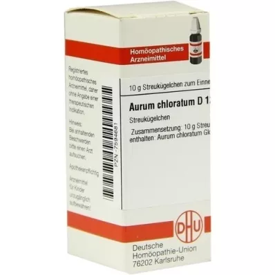 AURUM CHLORATUM D 12 kroglic, 10 g