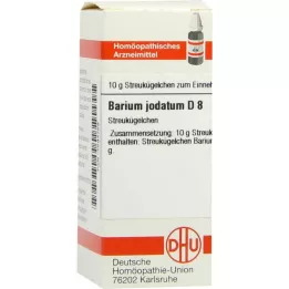 BARIUM JODATUM D 8 kroglic, 10 g
