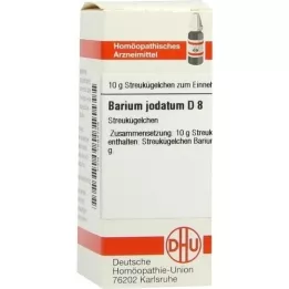 BARIUM JODATUM D 8 kroglic, 10 g