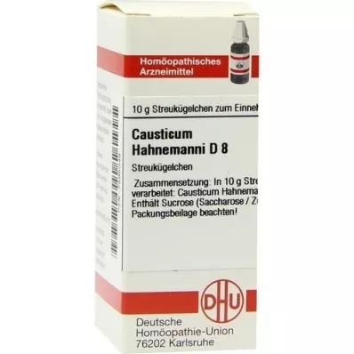 CAUSTICUM HAHNEMANNI D 8 kroglic, 10 g