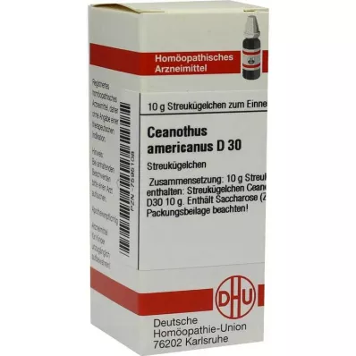 CEANOTHUS AMERICANUS D 30 kroglic, 10 g
