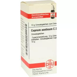 CUPRUM ACETICUM C 200 kroglic, 10 g