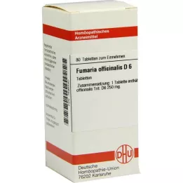 FUMARIA OFFICINALIS D 6 tablete, 80 kapsul