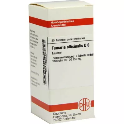 DHU Fumaria ofic.D 6 tablet, 80 kos