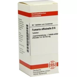 FUMARIA OFFICINALIS D 6 tablete, 80 kapsul