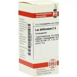 LAC DEFLORATUM C 6 kroglic, 10 g