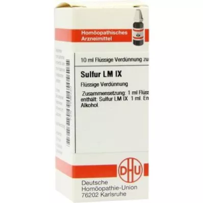 SULFUR LM IX Razredčenje, 10 ml SULFUR LM IX Razredčenje, 10 ml