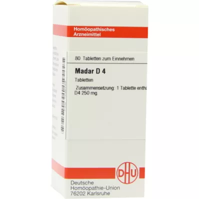 MADAR D 4 tablete, 80 kapsul