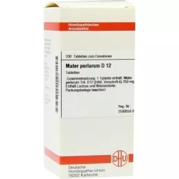 MATER PERLARUM D 12 tablet, 200 kapsul