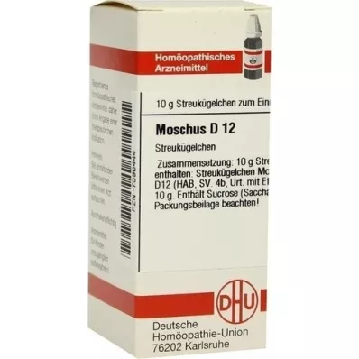 MOSCHUS D 12 kroglic, 10 g