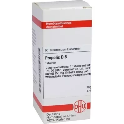 PROPOLIS D 6 tablete, 80 kapsul