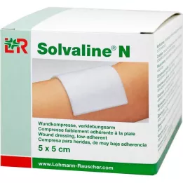 SOLVALINE N Obkladki 5x5 cm, sterilni, 25 kosov