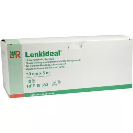 LENKIDEAL Idealb.10 cmx5 m bela brez povoja, ohlapna, 10 kosov