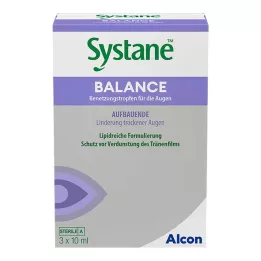SYSTANE BALANCE Kapljice za vlaženje oči, 3X10 ml