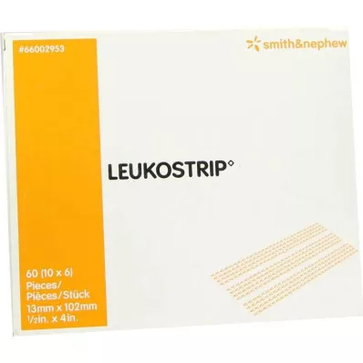 LEUKOSTRIP Trakovi za šivanje ran 13x102 mm, 10X6 kosov