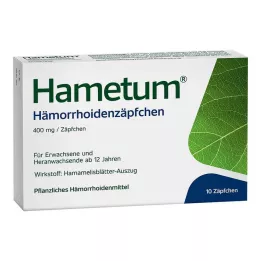 HAMETUM Svečke za hemoroide, 10 kosov