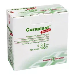 CURAPLAST Trakovi sensitive okrogli 23 mm, 100 kosov
