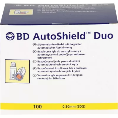 BD AUTOSHIELD Duo varnostne igle za pisala 5 mm, 100 kosov