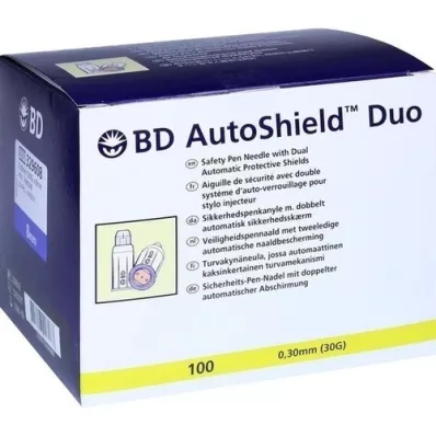 BD AUTOSHIELD Duo varnostne igle za pisala 8 mm, 100 kosov