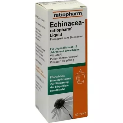 ECHINACEA-RATIOPHARM Tekočina, 50 ml
