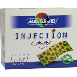 INJECTION barvni trak 18x39 mm otroški mavčni hrošč, 100 kosov