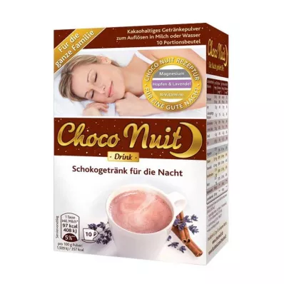 CHOCO NUIT Čokoladni napitek v prahu Good night, 10 kosov