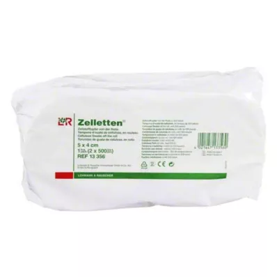 ZELLETTEN Tampon 4x5 cm v nesterilnem zvitku, 2X500 kosov