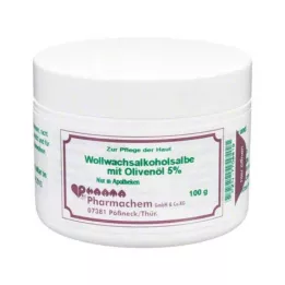 WOLLWACHSALKOHOLSALBE m.olivno olje 5%, 100 g