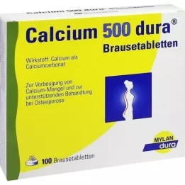 CALCIUM 500 dura šumečih tablet, 100 kosov