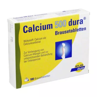 CALCIUM 500 dura šumečih tablet, 100 kosov