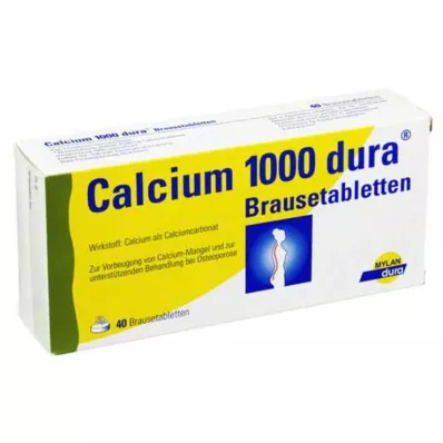 Calcium 1000 dura šumeče tablete, 40 kom