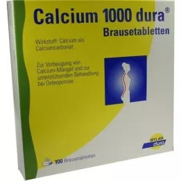 CALCIUM 1000 dura šumečih tablet, 100 kosov