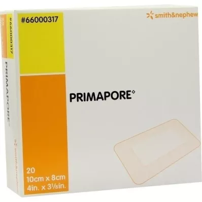 PRIMAPORE Sterilna obloga za rane 8x10 cm, 20 kosov