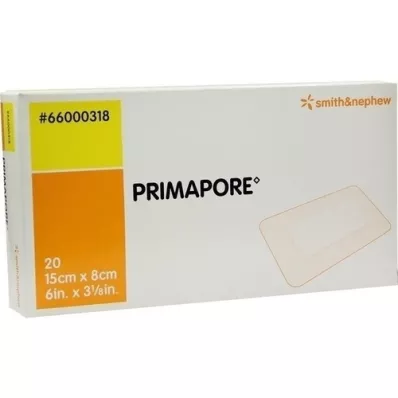 PRIMAPORE Sterilna obloga za rane 8x15 cm, 20 kosov