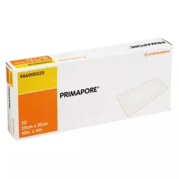 PRIMAPORE Sterilna obloga za rane 10x25 cm, 20 kosov