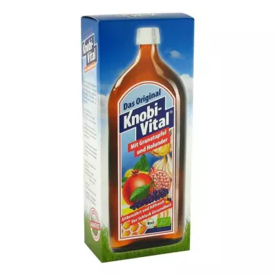 KNOBIVITAL z granatnim jabolkom in bezgom organsko, 960 ml